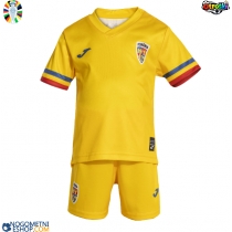 Otroški Nogometni dresi Romunija Domači EP 2024 Kratek Rokav (+ Kratke hlače)